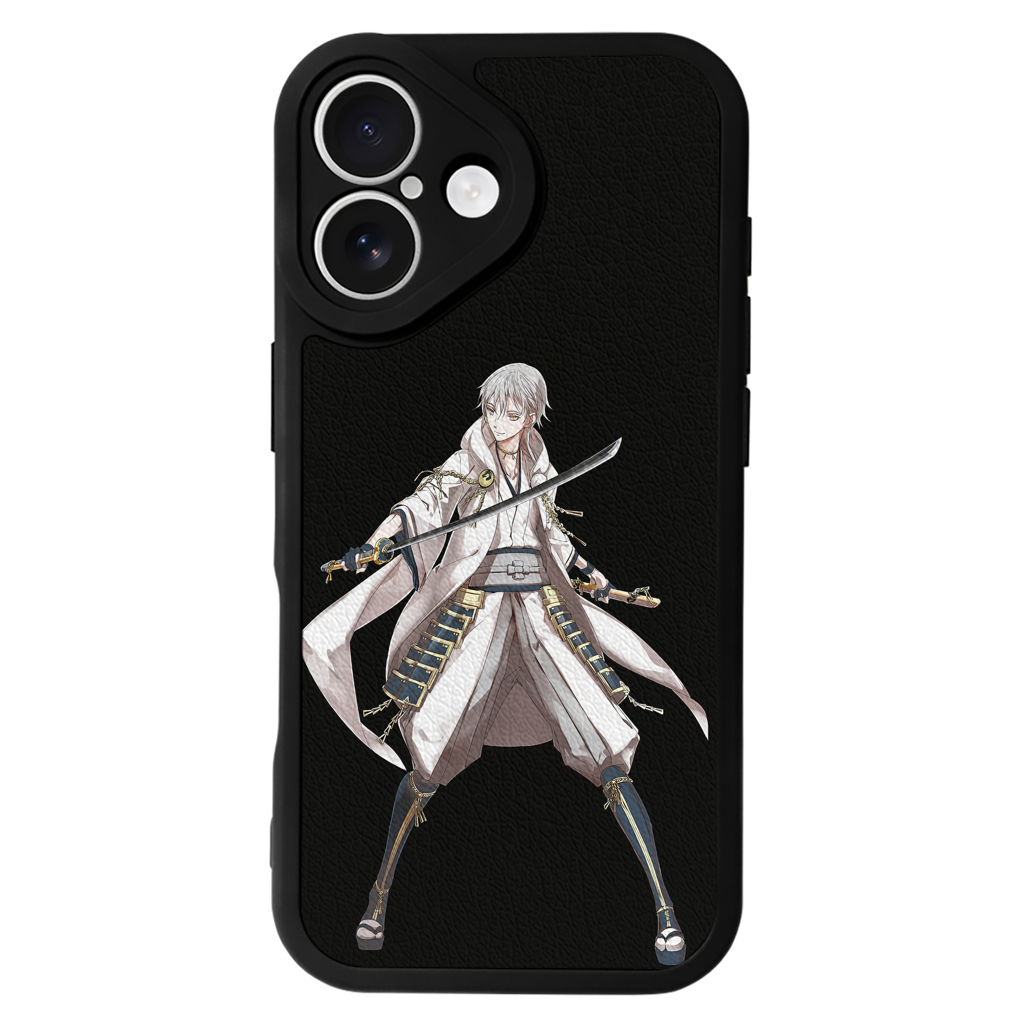 （画像用） 刀剣乱舞 Touken Ranbu 【iPhone 16シリーズ対応】シリコンスマホケース（レザー調） 材質：シリコン